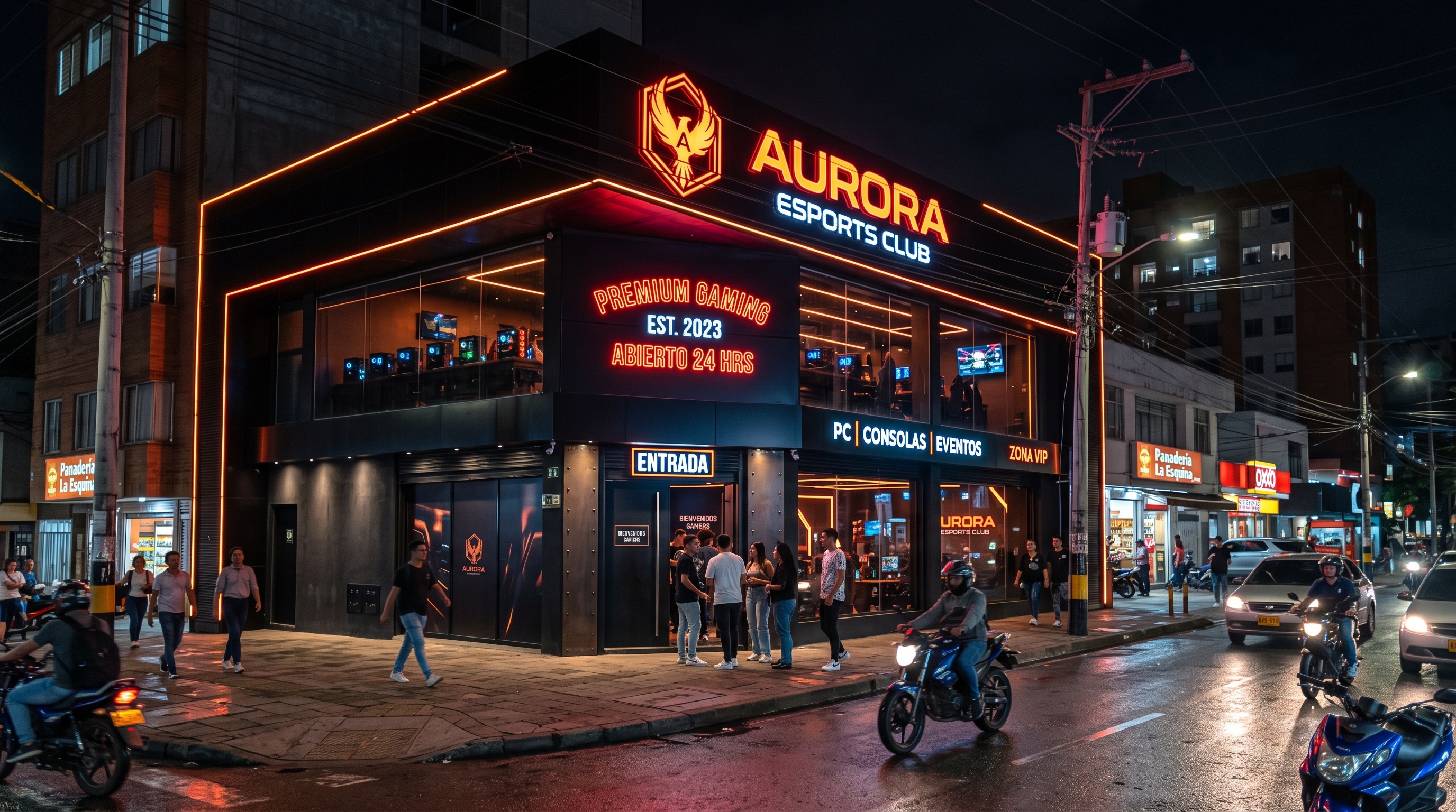 Fachada exterior del club