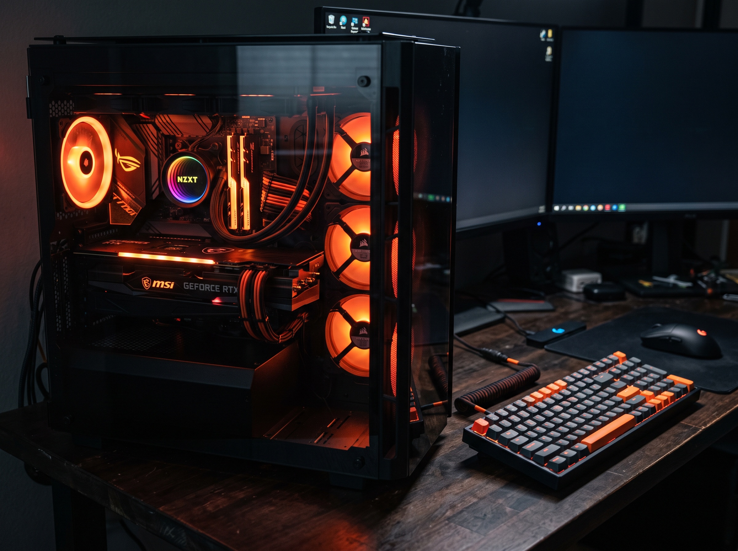 Detalle de PC gaming de alto rendimiento en CyberPlay VZLA